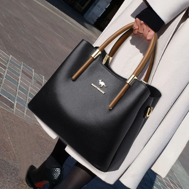 2024 NEW Luxury Handbag Women PU Leather Bags Women\'s Shoulder Bags Female Messenger Bag Large Capacity Ladies Casual Tote Bag