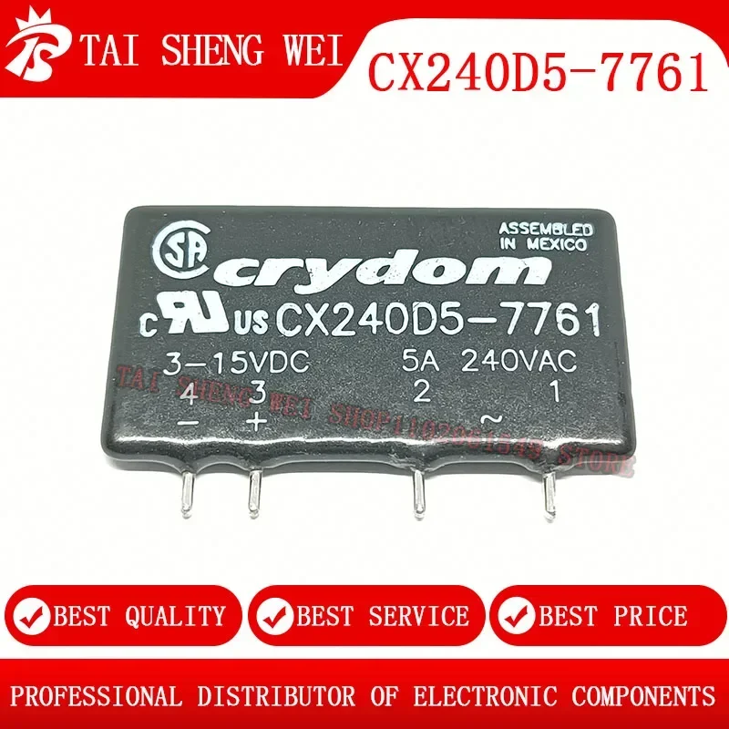 

1 шт. новое твердотельное реле CX240D5-7761 240D5 CX240D5 Push Line ZIP-4 твердотельное реле