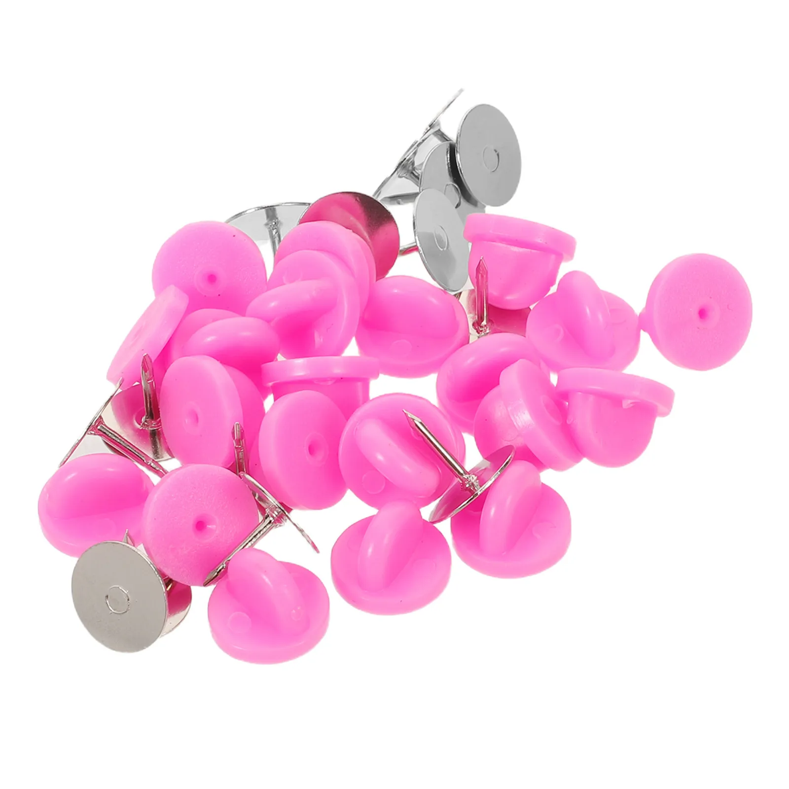 

100Set Pin Back Replacement Locking Clutch Backings for Lapel Pins Brooches Badges Enamel Pins Jewelry Making Craft Supplies