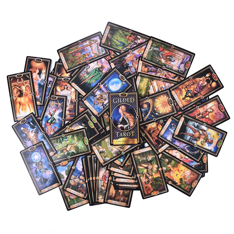 The Gilded Tarot Cards Plastificadas