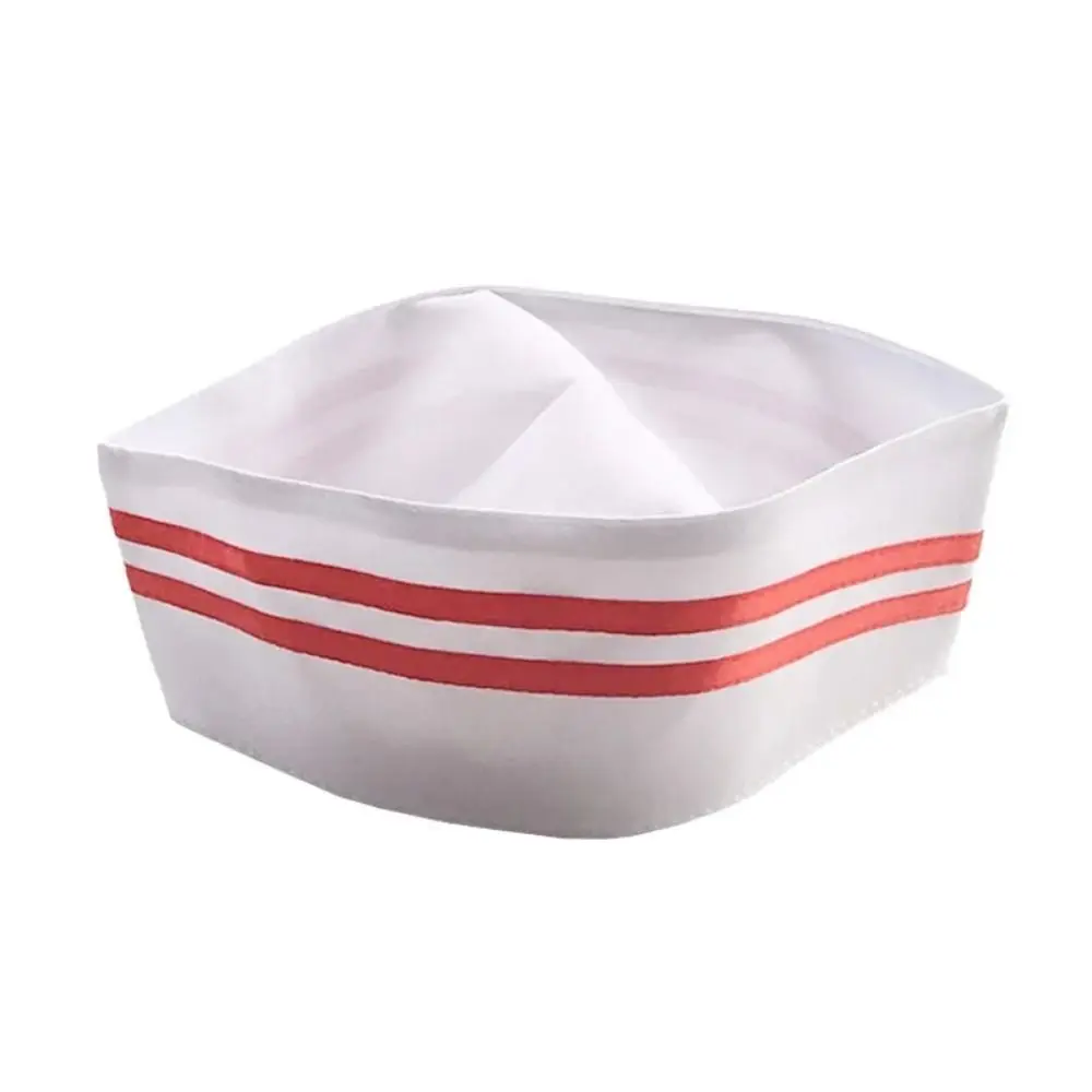 Headwear Chef Hat Men&Women Catering Waiter Hat Flat Cap Boat Caps Cook Cap Cooking Hat Restaurant Canteen Bakery Kitchen
