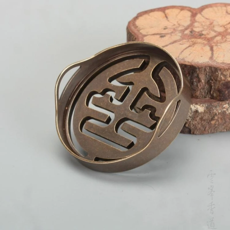 Chinese Style Binaural Incense Mold Pure Copper Boutique Imitation Antique/Incense Art Tools Beginner's Household Office Hotel