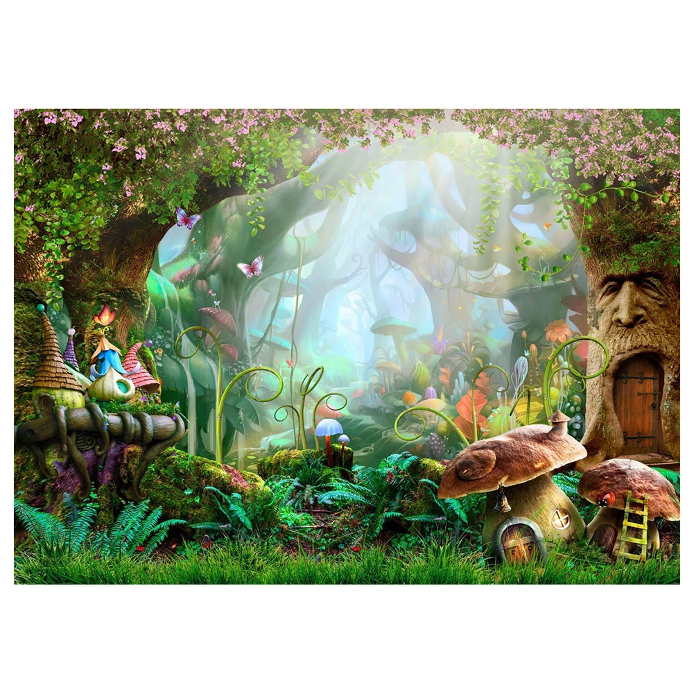 Fits for 7x5ft Washable FL49Ac Photography Background Fairytale Dreamlike Nature Life Background Photographical Backdrops for Ph