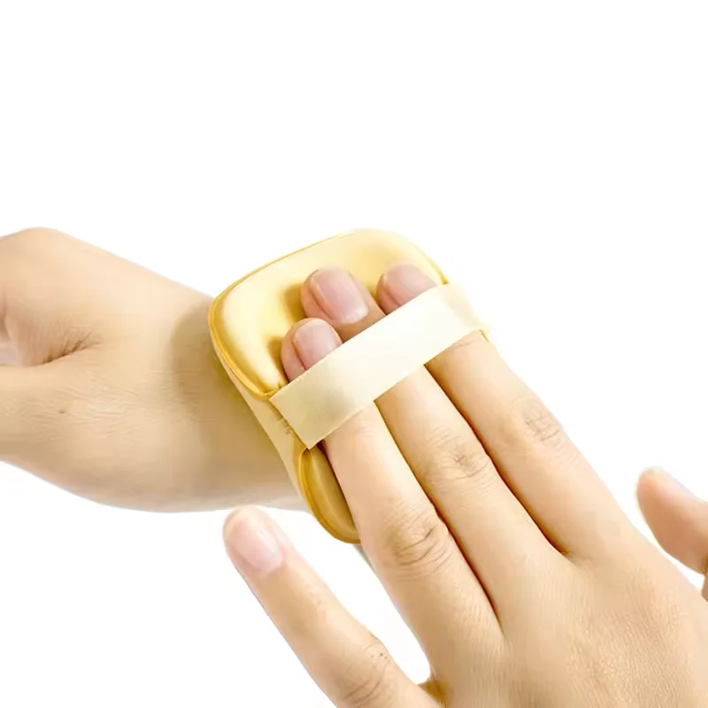 Novo conjunto de esponja espessada e ampliada, pó de maquiagem para base, corretivo de maquiagem para reparar almofada de ar de dedo