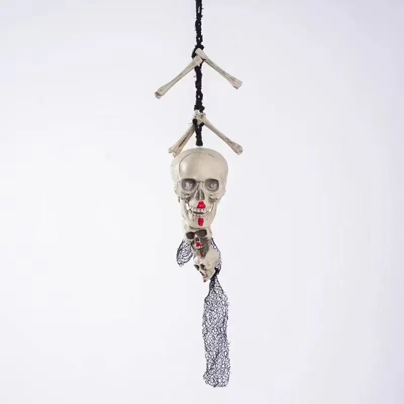 

Halloween Horror Skull Line Wall Decoration Set Spooky Atmosphere For Party Festive Accessories Dark Theme Home Decor