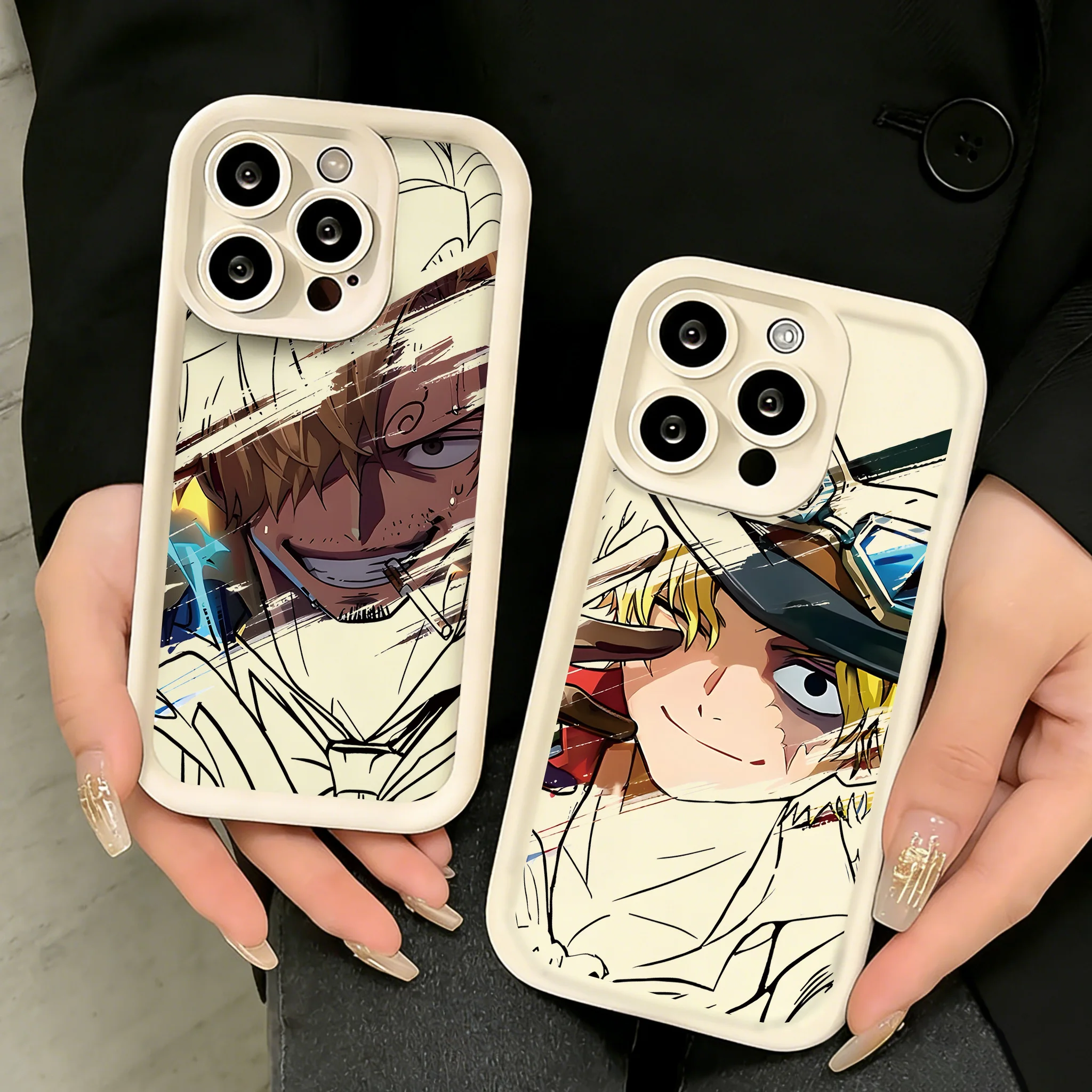 Ones Pieces Luffys Zoros Phone Case For Samsung Galaxy A17 A07 A06 A26 A16 A06 A35 A55 A25 A05s A15 A54 A34 A36 A24 4G 5G Soft