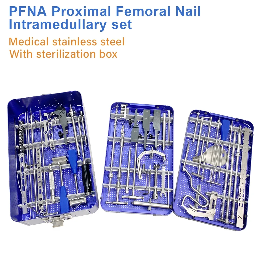 

QSWTITAN Multi Function PFNA Interlocking Femoral Intramedullary Nail Instrument Set Pet Orthopedic Surgical Instrument