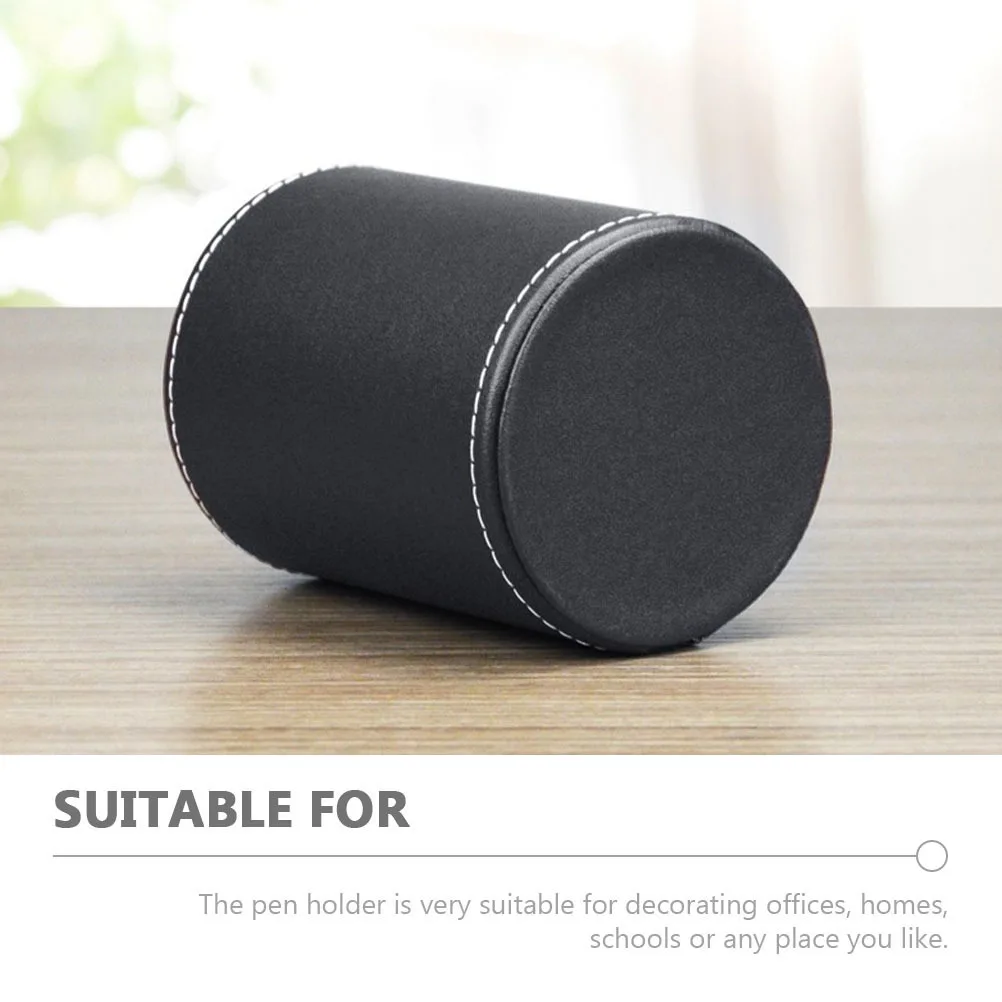 

Pen Holder Cylinder Pencil Cup Desk Organizer Makeup Brush Holder Stationery Container For Office Home School