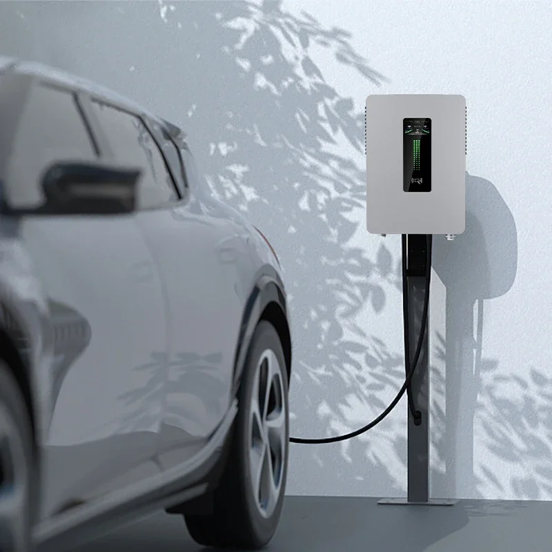 Wall Mounted Ev Home Charging Stations Gbt Ccs2 Electric Car Chargers 7Kw 20Kw Ev Dc Fast Charger