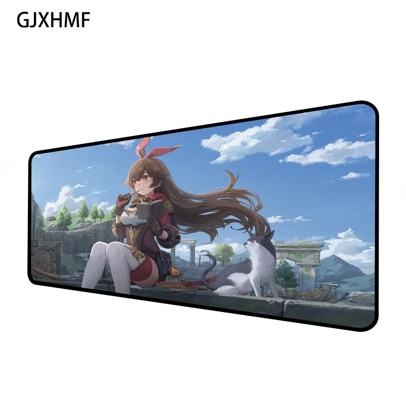 

Girl Lovely Anime Mausepad Girl Desk Mat Gaming Mat Pad on The Table Office Gamer Accessories Keyboard Mats Mouse Pad gamer rug