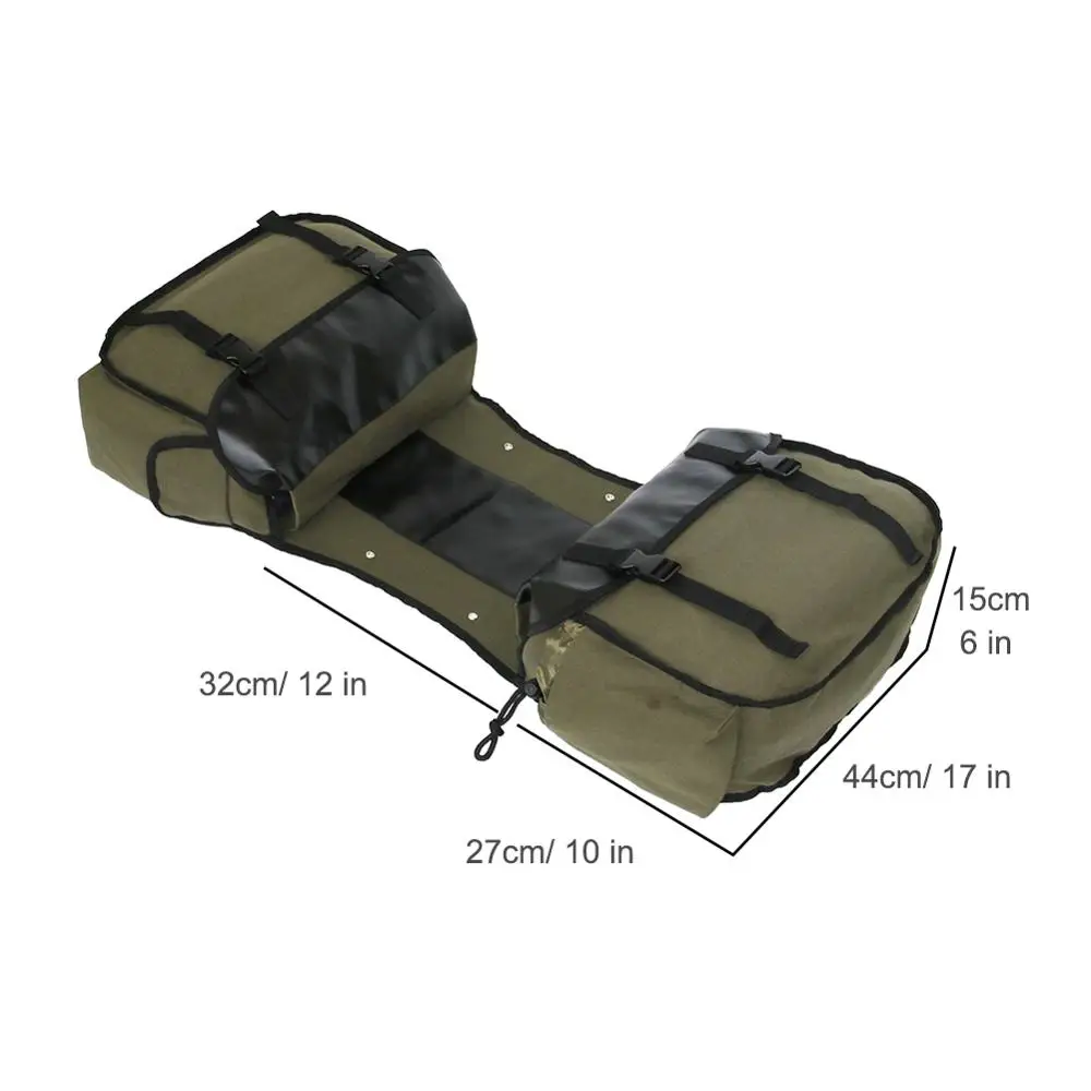 Upgrade Touring Motorbike Saddle Bag Motorcycle Canvas Waterproof Panniers Box Side Tool Bags Pouch For Storage Luggage Rack