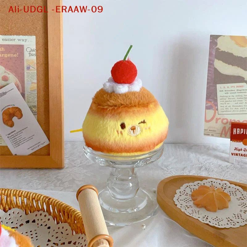 

Lovely Baking Cakes Plush Keychain Soft Stuffed Doll Pendant Car Keyring Bag Decor Kid Present