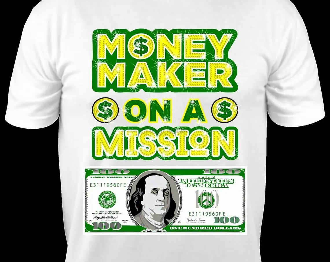 MONEY MAKER MISSION SS10 Rhinestone Template Sublimation Digital Download SvG EpS PnG JpG Cricut Silhouette File Print&Cut