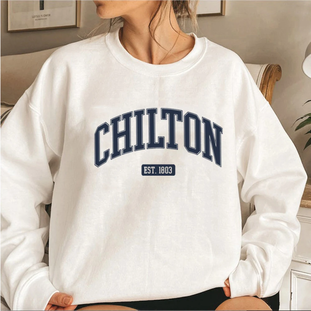 

Chilton School Sweatshirt Gilmore Girls Inspired Sweatshirt Women Graphic Hoodies Stars Hollow Fan Hoodie Casual Pullovers Tops