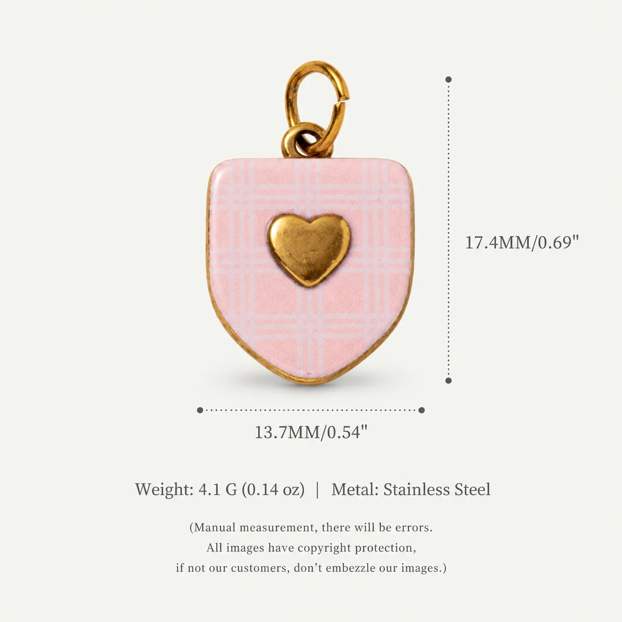 316 Edelstahl Wasserdicht Farbbeständig Einfacher Neuer Schleifen-Mond-Kürbis-Muschel-Anhänger DIY Charms Schmuckherstellung – Detail 4