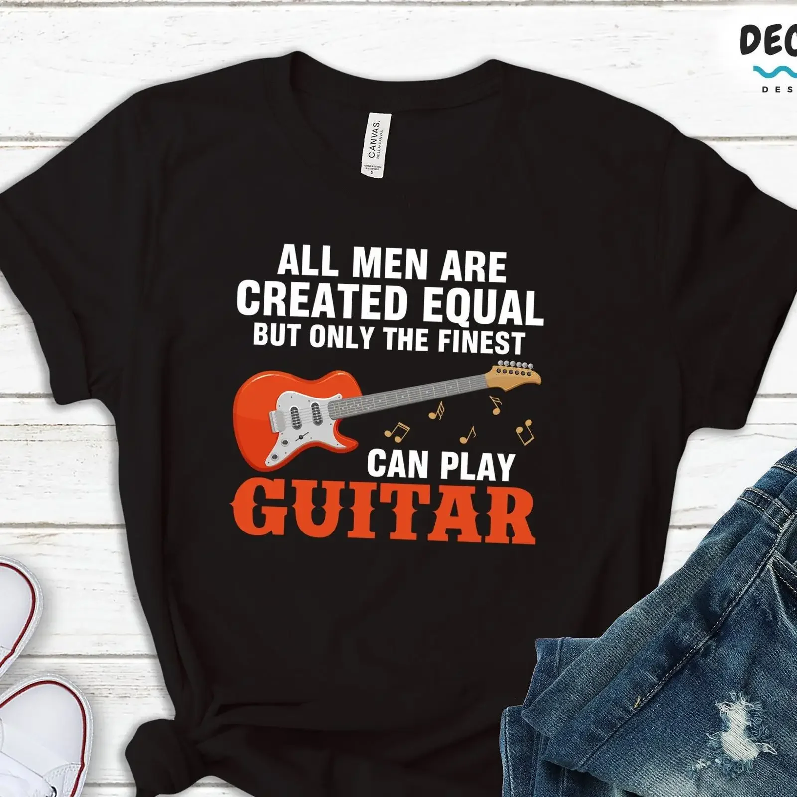Finest Guitar Player T Shirt Musician  vintage Washed Stretched Versatile Soft Casual fashion Breathable homme Stylish