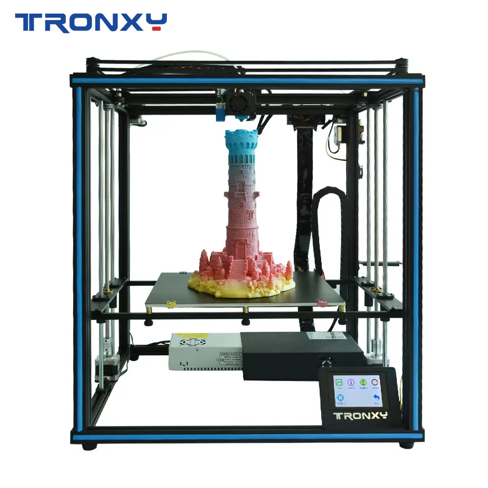 Top X5SA/X5SA-400 Pro Upgrade DIY 3D Printer Kit 400 * 400 * 400 mm large print size High Precision Touch Screen 3d Printing