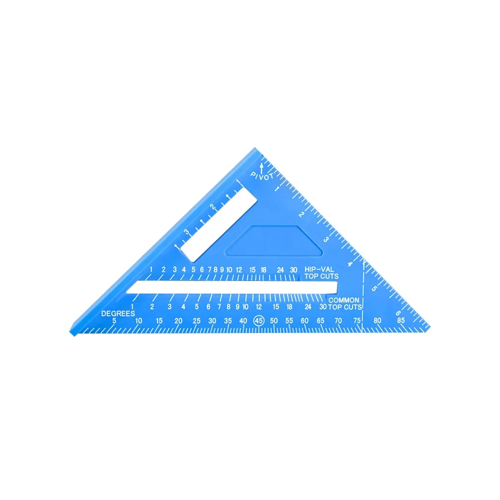 New Marker 7 Inch Plastic Speed Square Triangle Rafter Square Layout Measuring Tool