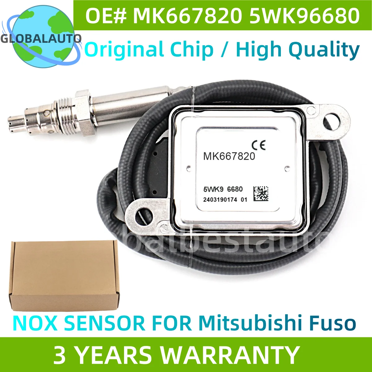 

High Quality New MK667820 5WK96680 Nitrogen Oxygen Sensor NOX Sensor For Mitsubishi Fuso Truck 12V