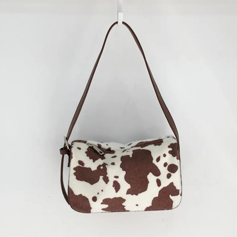 Cow Pattern Plush W…