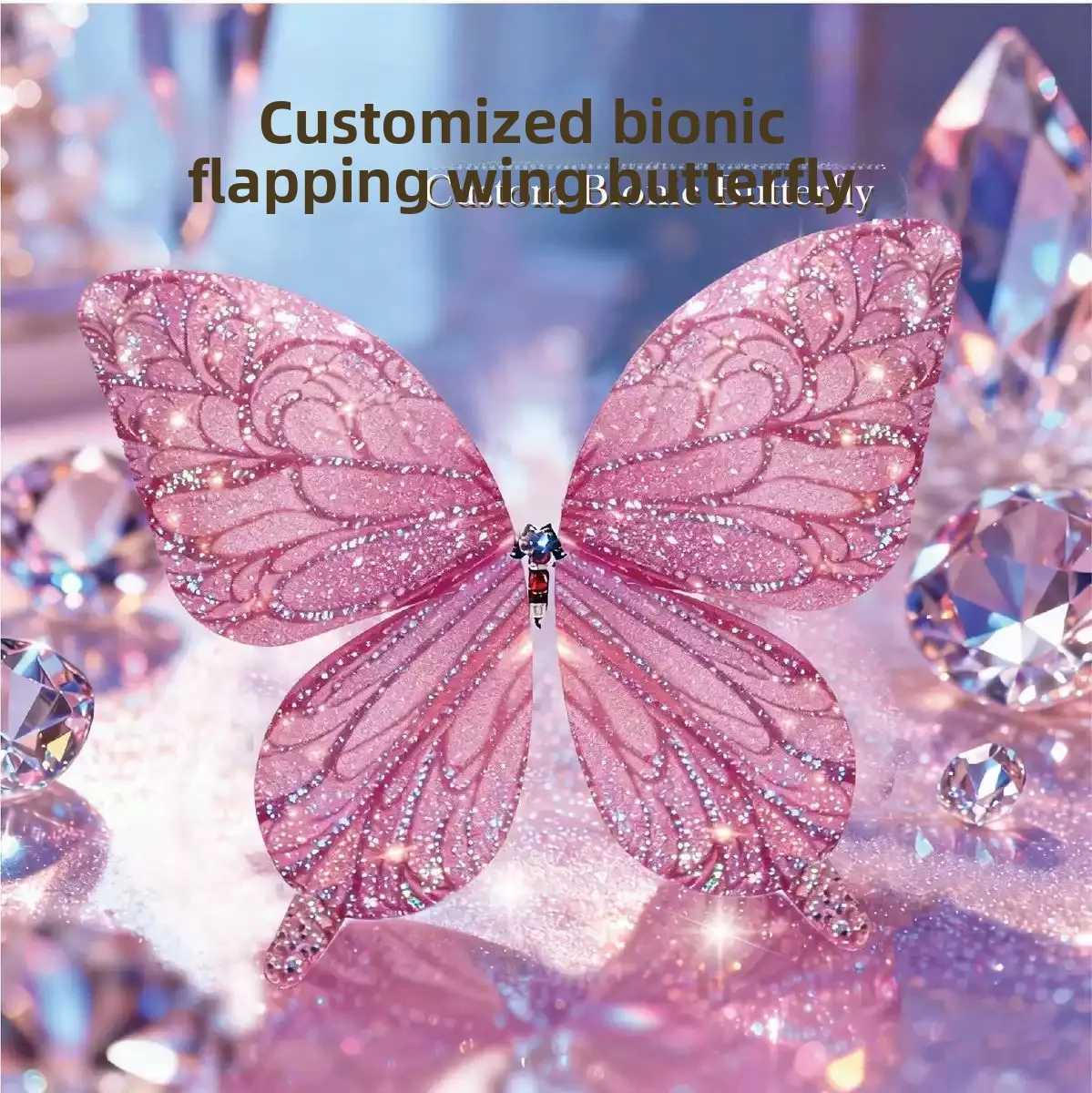Bionic Remote Control Butterfly Toy Handmade Colorful Wings Gravity Sensing Realistic Flying Toy for Kids Gift Decor