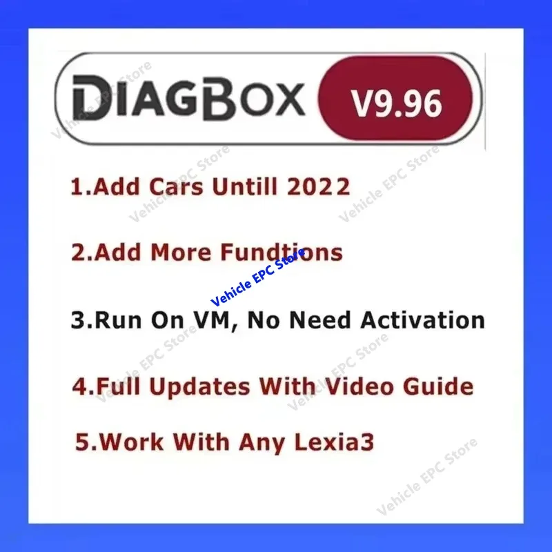 2026 V9.96 9.91 8.55 9.68 Diagbox Car Diagnosis Software for Peugeot Citroen Multi-Language Fully Functional Newest Version