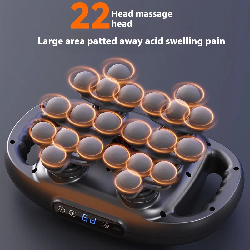 

Customized Professional Wireless Deep High-Frequency 22 Head Fascia Body Massage Gun OEM ODM