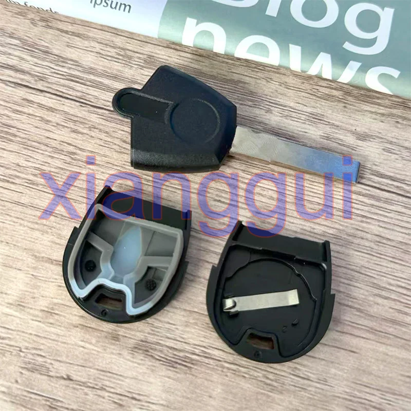2/no Buttons Car Key Housing Key Case Shell for Fiat Positron Transponder Key Cover Blank Case Replacement SIP22 GT15R Blade