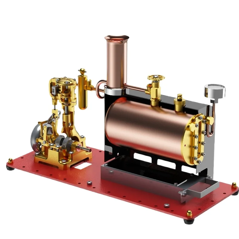 For RW-BL1K Steam Engine Boiler Model Kit Vintage Steam Heated Steamboat Running Shipping Gift DIY