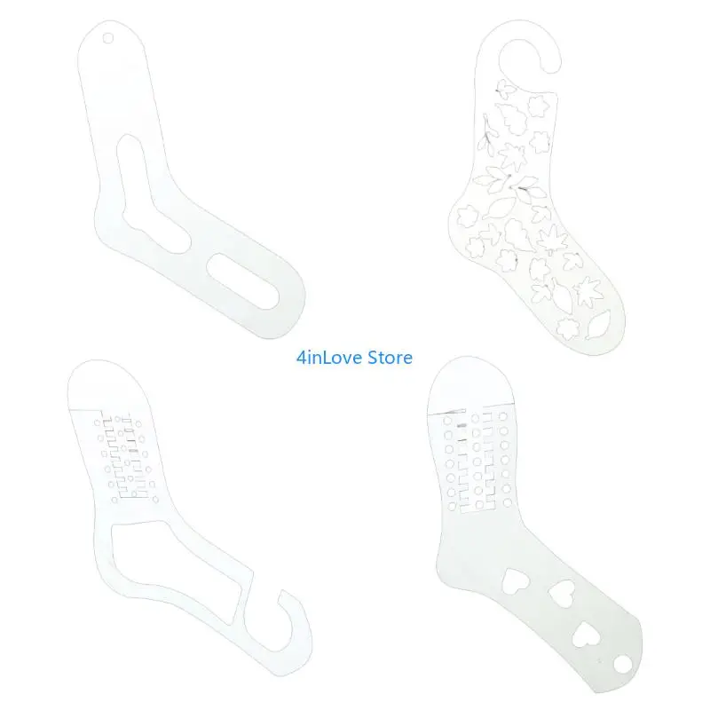 

T4MD Набор из 6 утолщенных деревянных носков для демонстрации и поддержания идеальной формы. Товары для вязания.