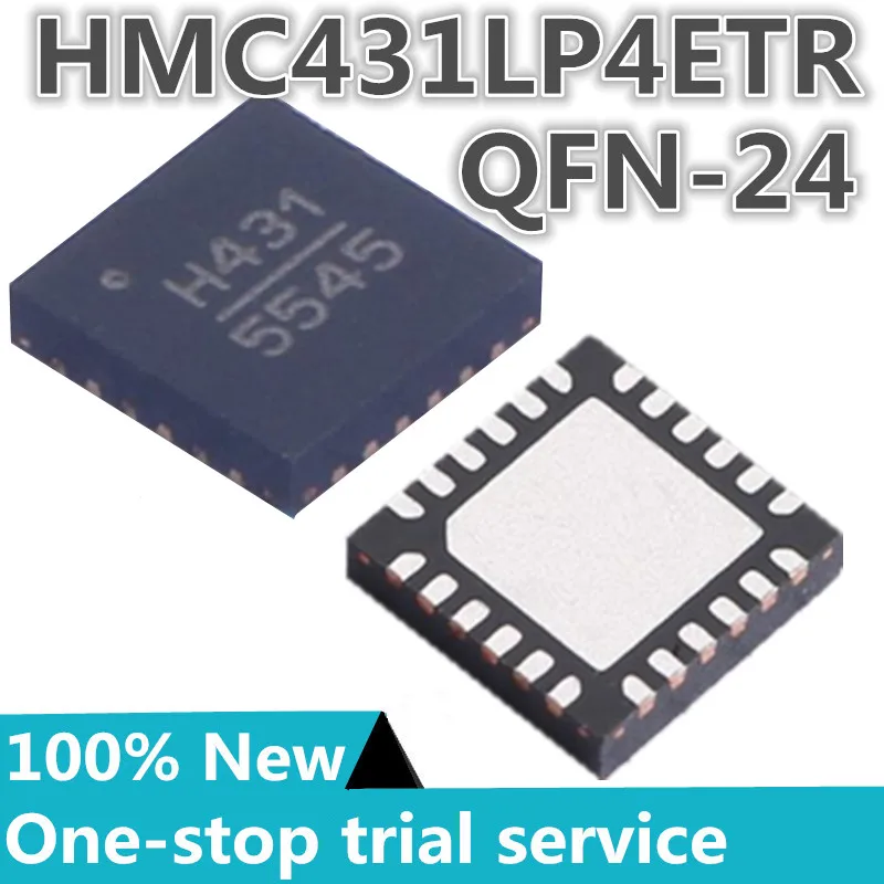 

1-10PCS %New original HMC431LP4ETR HMC431LP4E screen printing H431 QFN-24 RF IC VCO, buffer amplifier general 5.5GHz ~ 6.1GHz