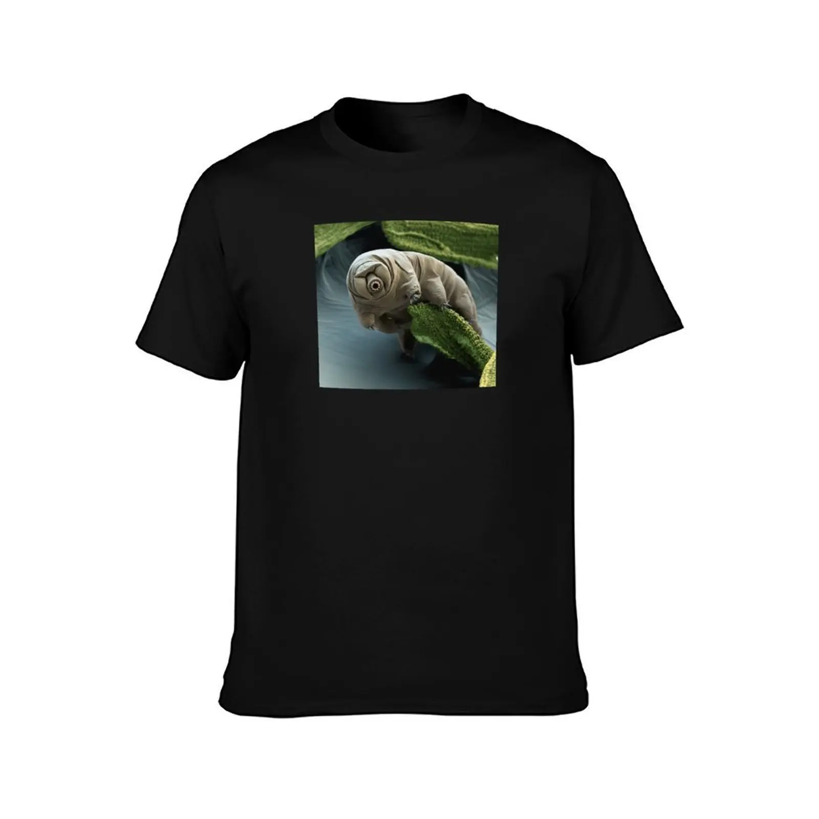 Water Bear or Tardigrade Under the Microscope T-Shirt Minimal Art Print T-Shirt