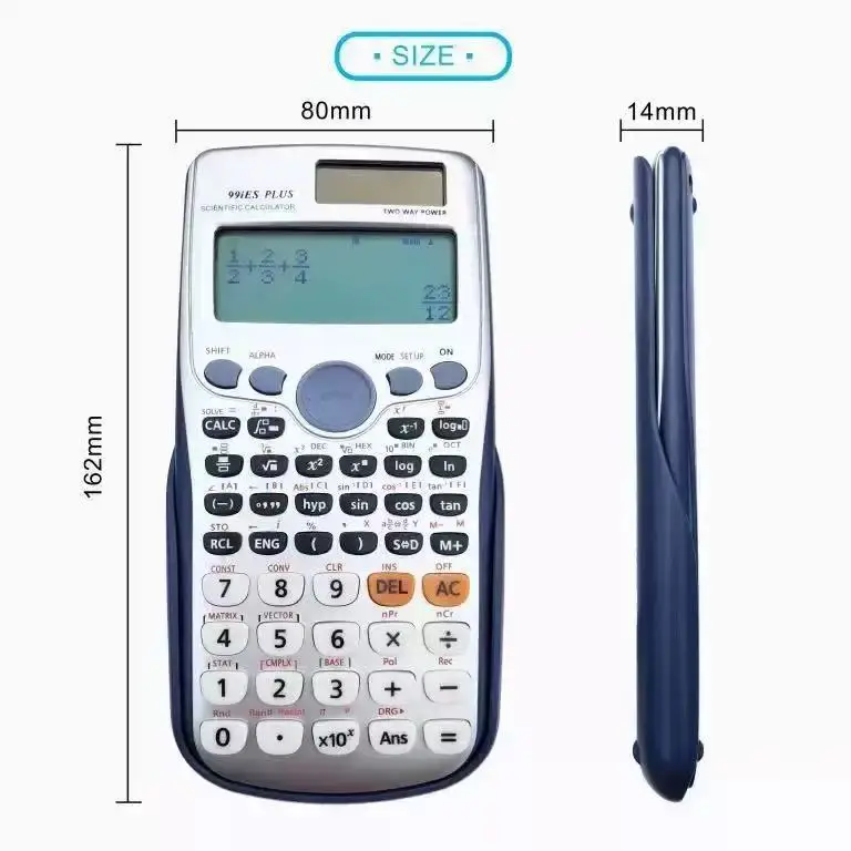 FX-991ESPLUS Middle and High School Students Calculator Function Exam Computer Learning Button Battery