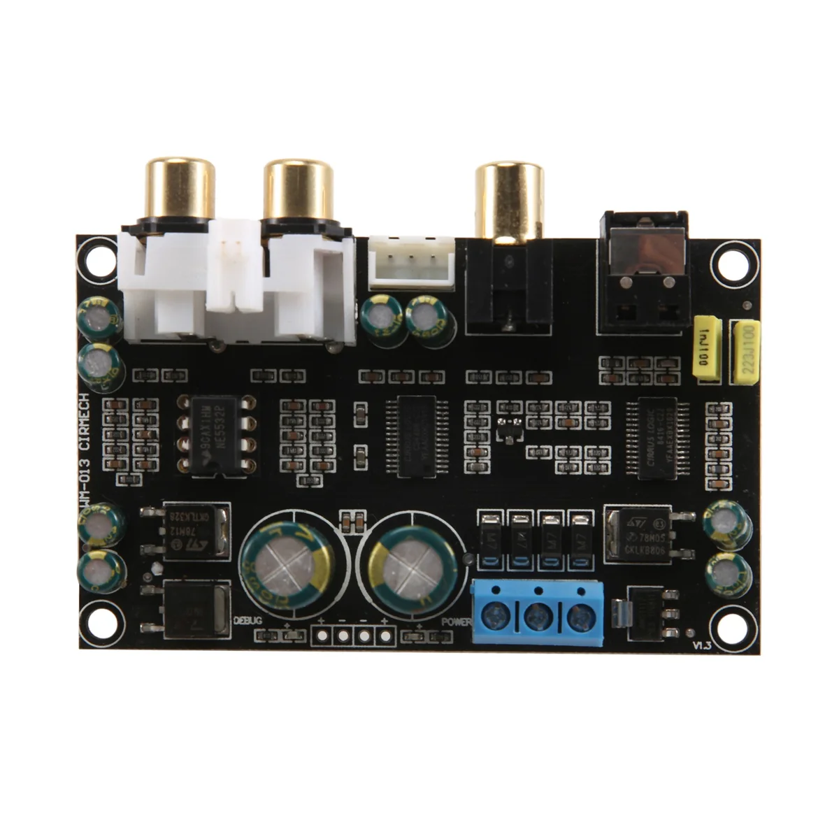 CS8416 CS4398 Digital Interface DAC Decoder Board 24Bit 192K SPDIF Coaxial Optical Fiber To AUX for Amplifier TV