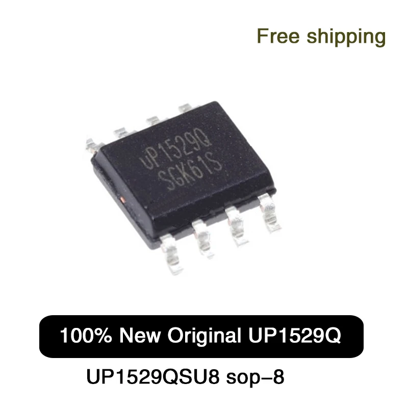 5Pcs 100% New UP1529Q UP1529QSU8 sop-8 IC Chip Chipset in stock Free Shopping