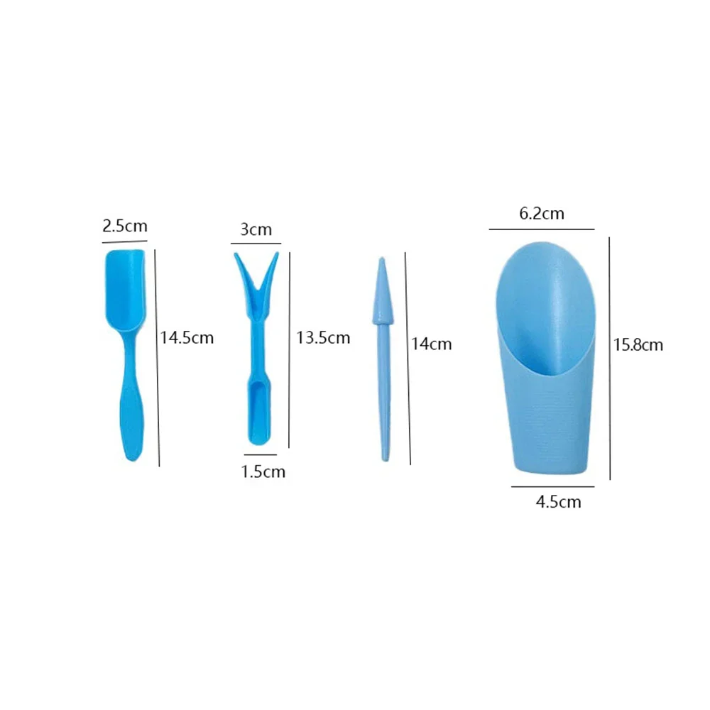 زارع حديقة وردي ، مجرفة البذر ، دلو مغرفة ، عصارة ملعقة ، أداة شتلات ، سماد بونساي ، جهاز حفر ، 1 ، 4 *