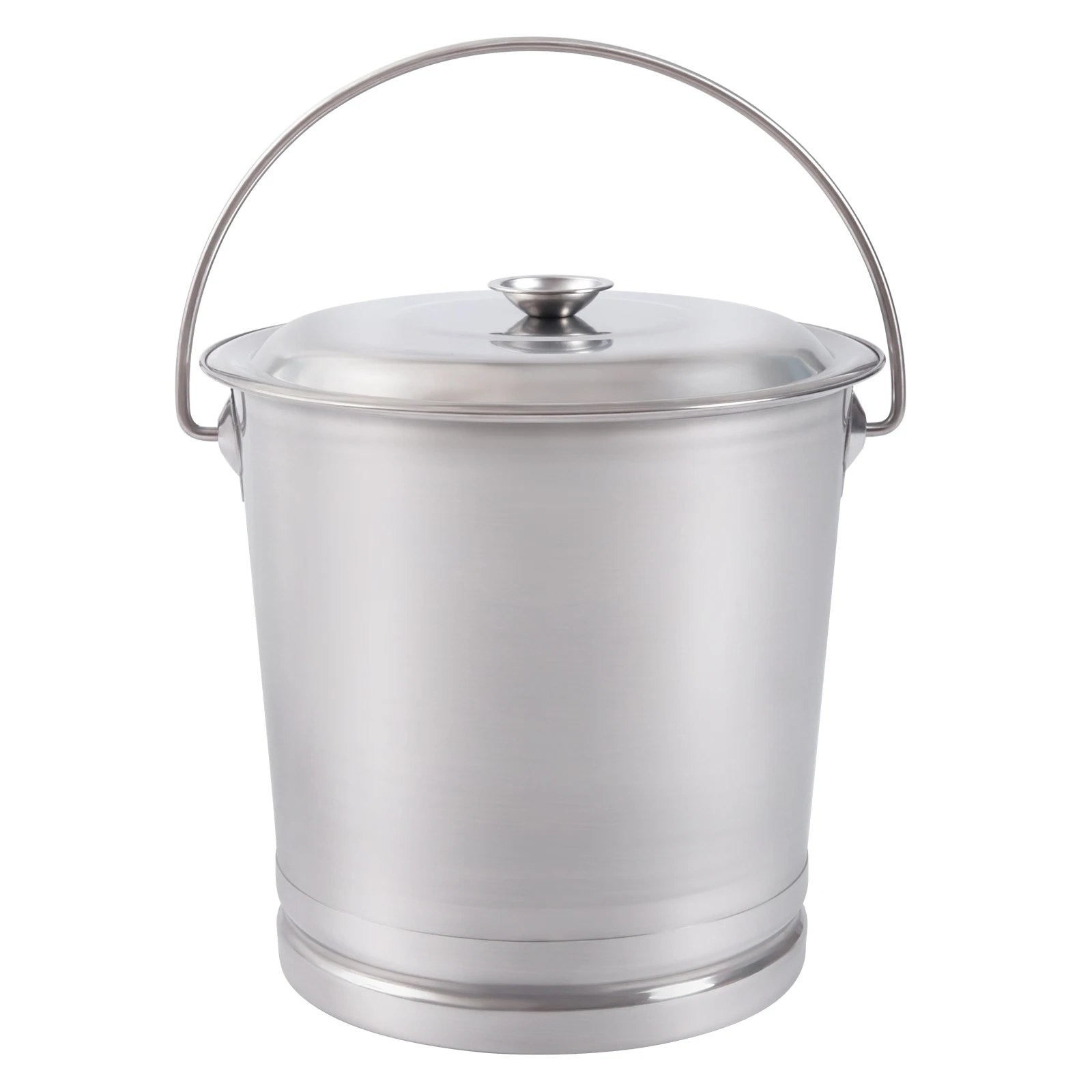 

Durable 14L Stainless Steel Barrel with Tight-Sealing Lid, Easy to Clean, Perfect for Storing Dry Goods & Water