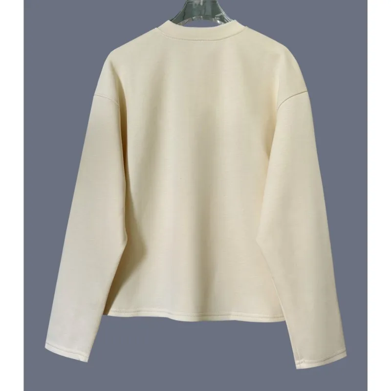 الحد الأدنى هوديي طويلة الأكمام، أزياء إلكتروني طباعة البريدي نصف الياقة المفتوحة فضفاضة رياضية البلوز الخريف الشتاء هوديس أنيقة