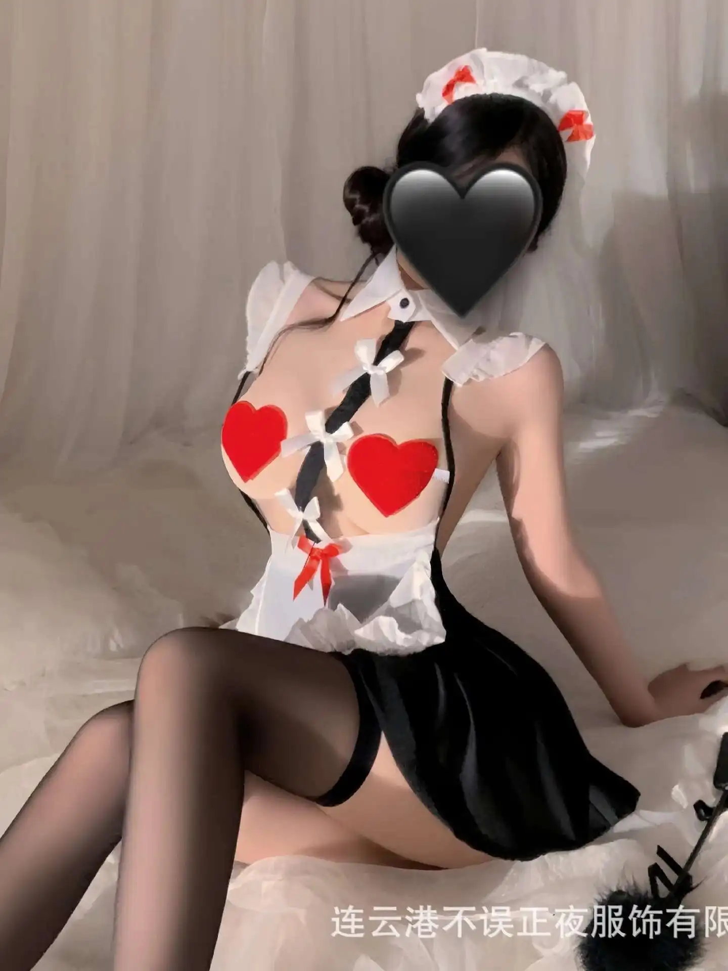 Dulce caliente Sexy mujeres coreanas Mini vestido dulce 2025 nuevo uniforme de sirvienta Sexy puro deseo pareja divertido pijama vestido elegante W90E