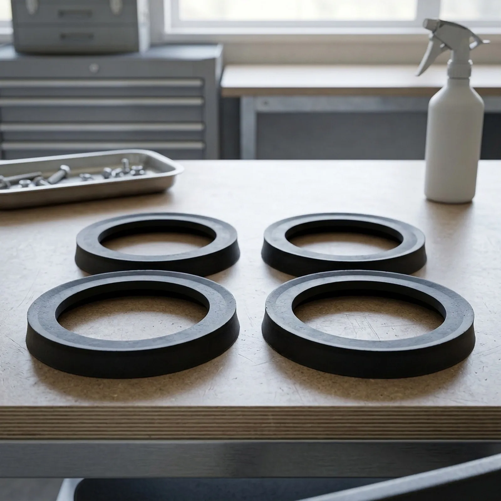 4Pcs Oil Ring Seals Kit For PH65A Electric Pick for piston Rod Rubber Black Oil Ring High QualityReplacement Power Tool