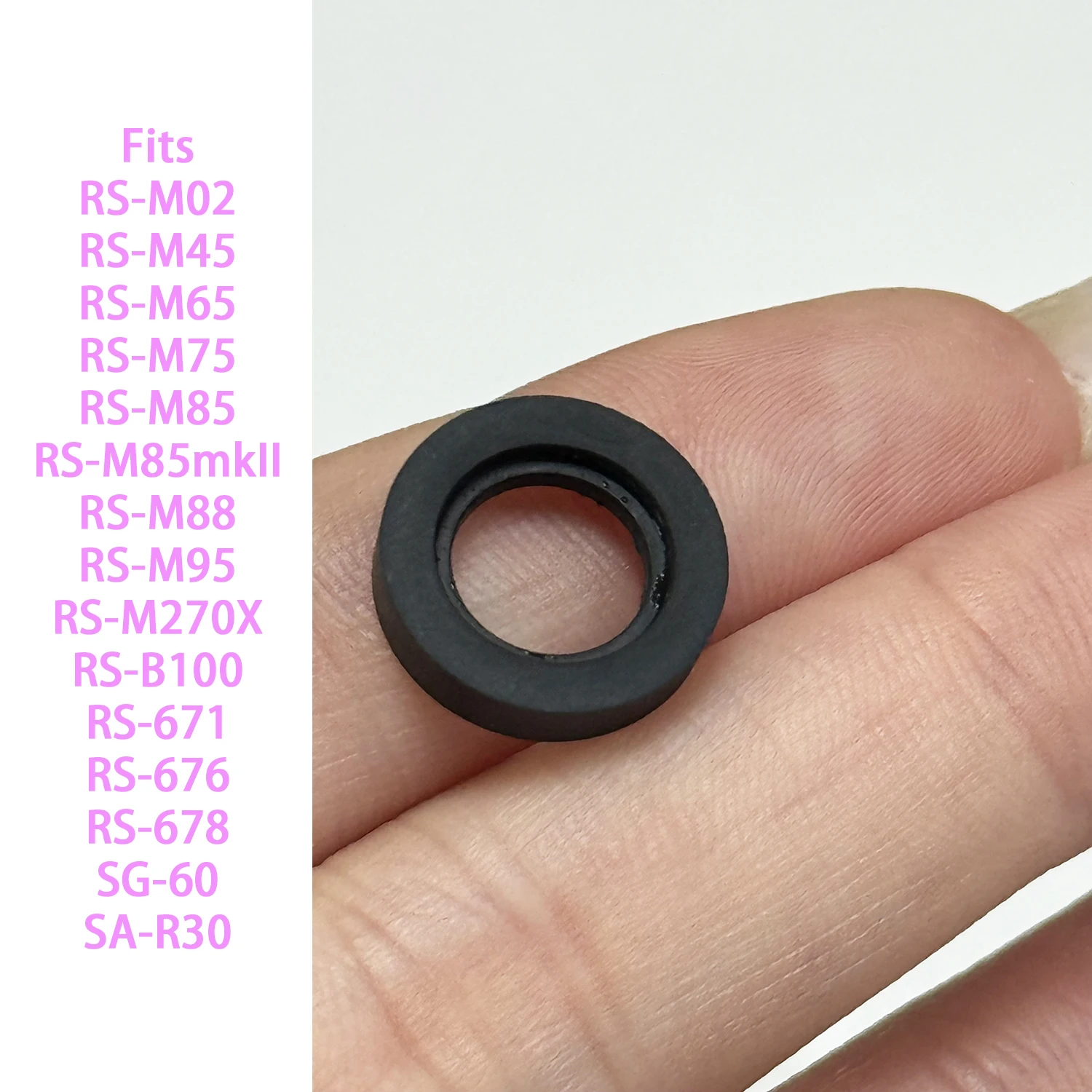 Pneu de galet de cassette en caoutchouc compatible avec Technics RS M02 M45 M65 M75 M85 M85mkII M88 M95 M270X B100 671 676 678 Panasonic SG60 SAR30