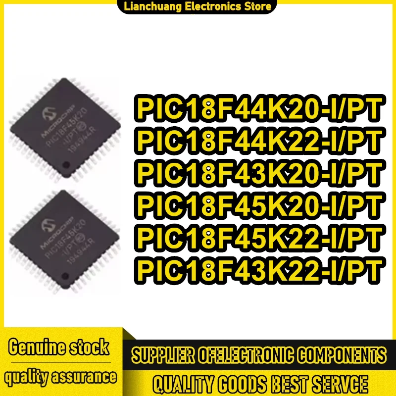

PIC18F43K20-I/PT PIC18F43K22 PIC18F44K20 PIC18F44K22 PIC18F45K20 PIC18F45K22 PIC18F PIC18 PIC IC MCU Chip TQFP-44 in stock