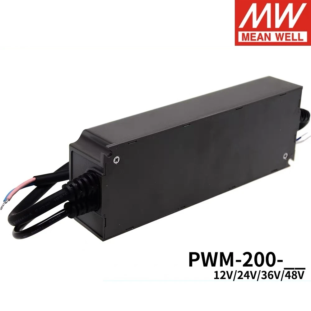 Imagem -05 - Mean Well Ip67 Impermeável Pfc Pwm20012 Pwm-200-24 Pwm-200-12kn Pwm-200-24kn Pwm-20036kn Pwm-200-24da2