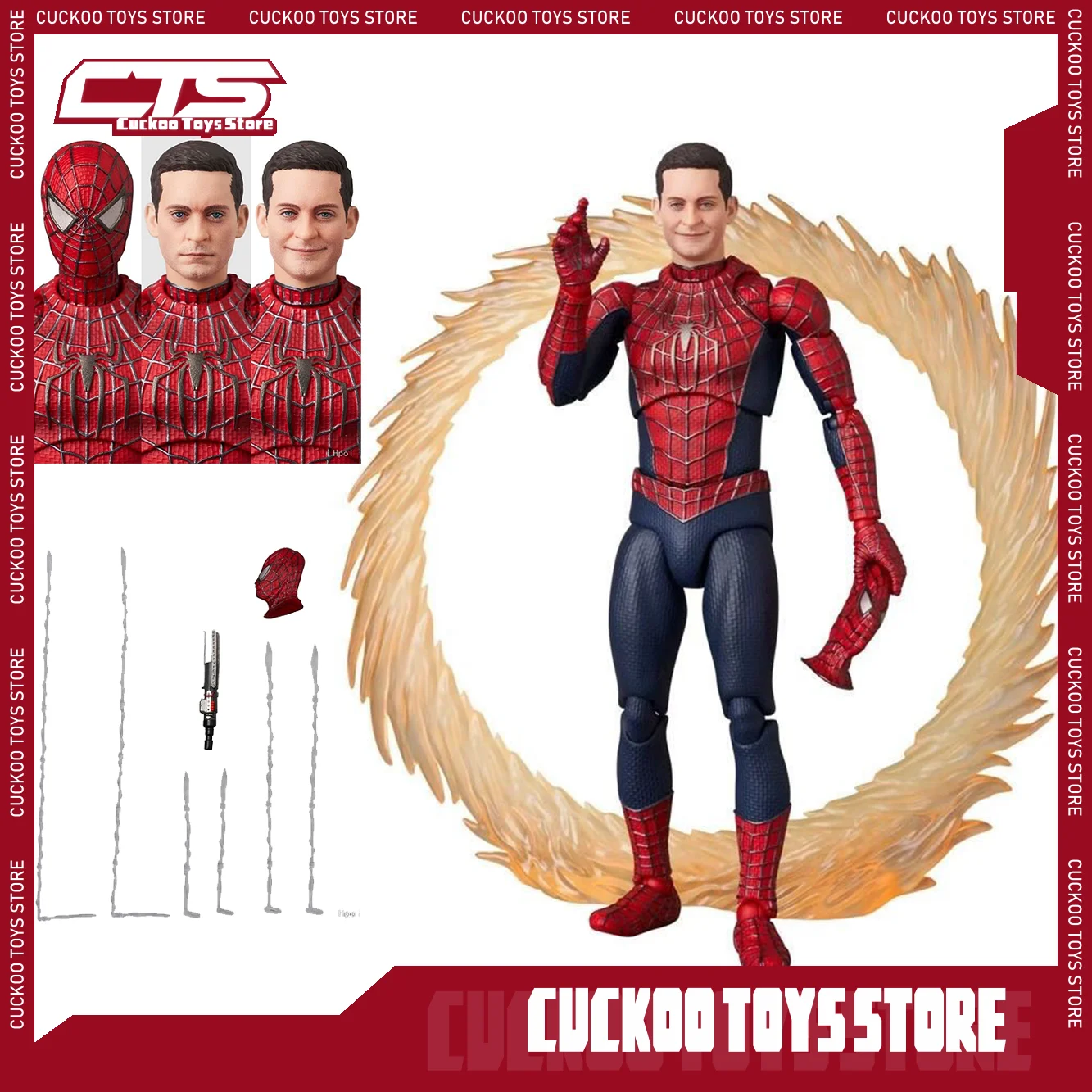 Nuevo Mafex No.241 Spider Man Toby Maguire héroes sin retorno respetuoso con el país Gk Anime figura de acción modelo juguetes regalos