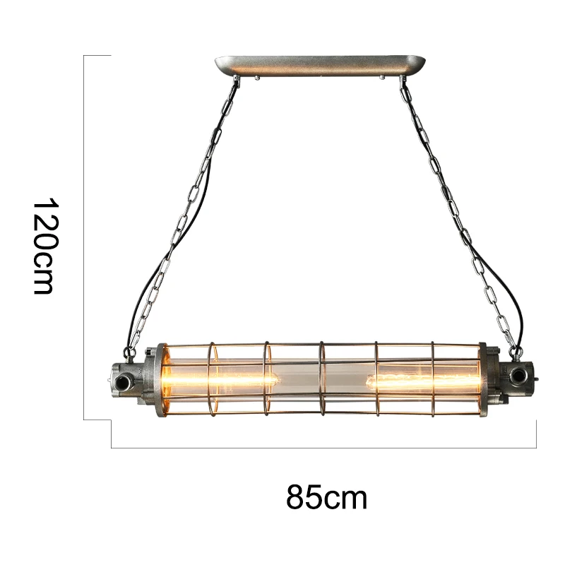 Retro industriële kroonluchter Amerikaanse stijl ijzeren kunst hanglamp voor loft, retro restaurant, bar, koffieshop voor design hanglamp