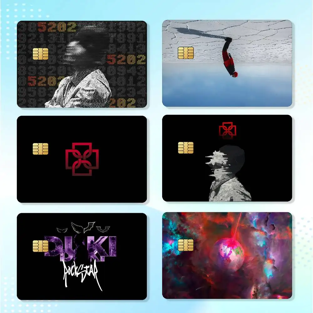 Rapper D-duki 5202 Waterproof Card Stickers For Credit Cards Debit Cards And Transit Cards 4pcs