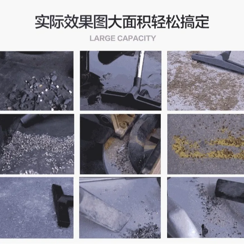 KS3600 high power and large capacity 100L push suction 3.6kW dust cleaning industrial vacuum cleaner