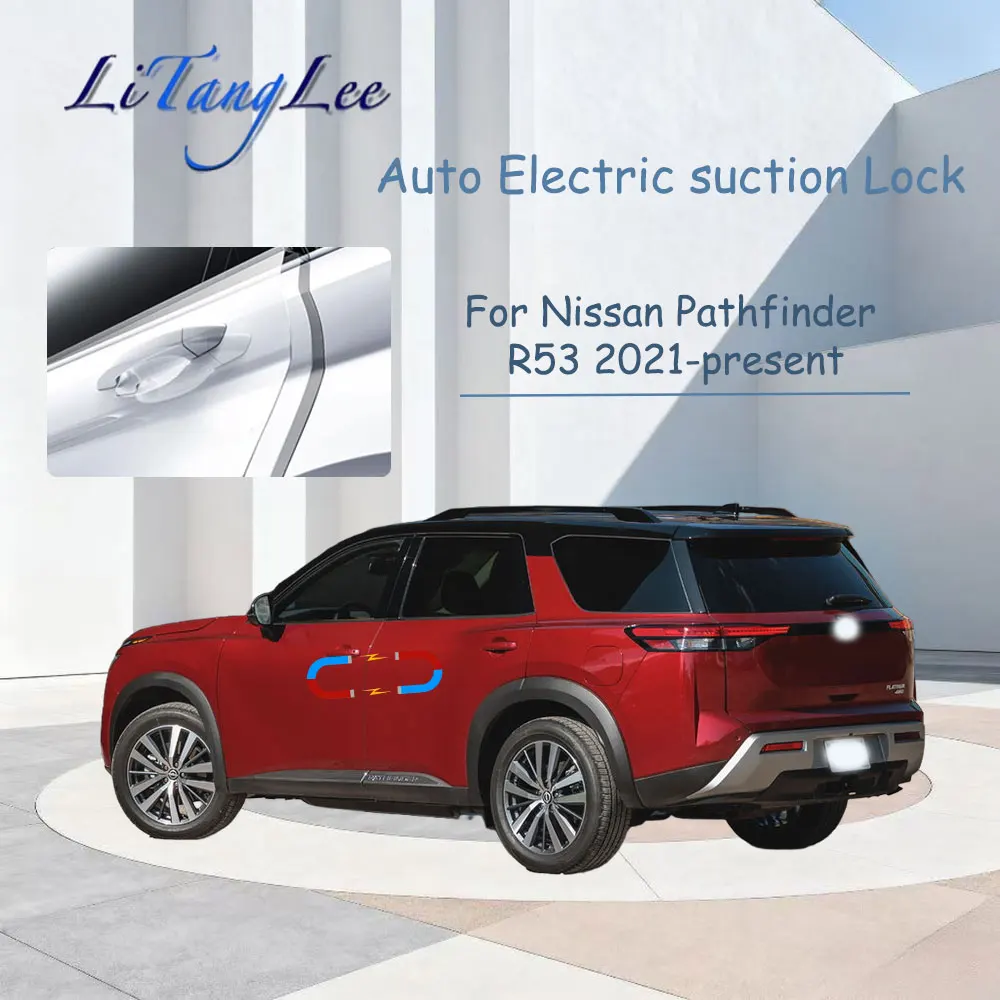 

For Nissan Pathfinder R53 2021-present ​​Car Soft-Close Door Latch (with Pass Lock Actuator) - Electric Suction Silent Closer