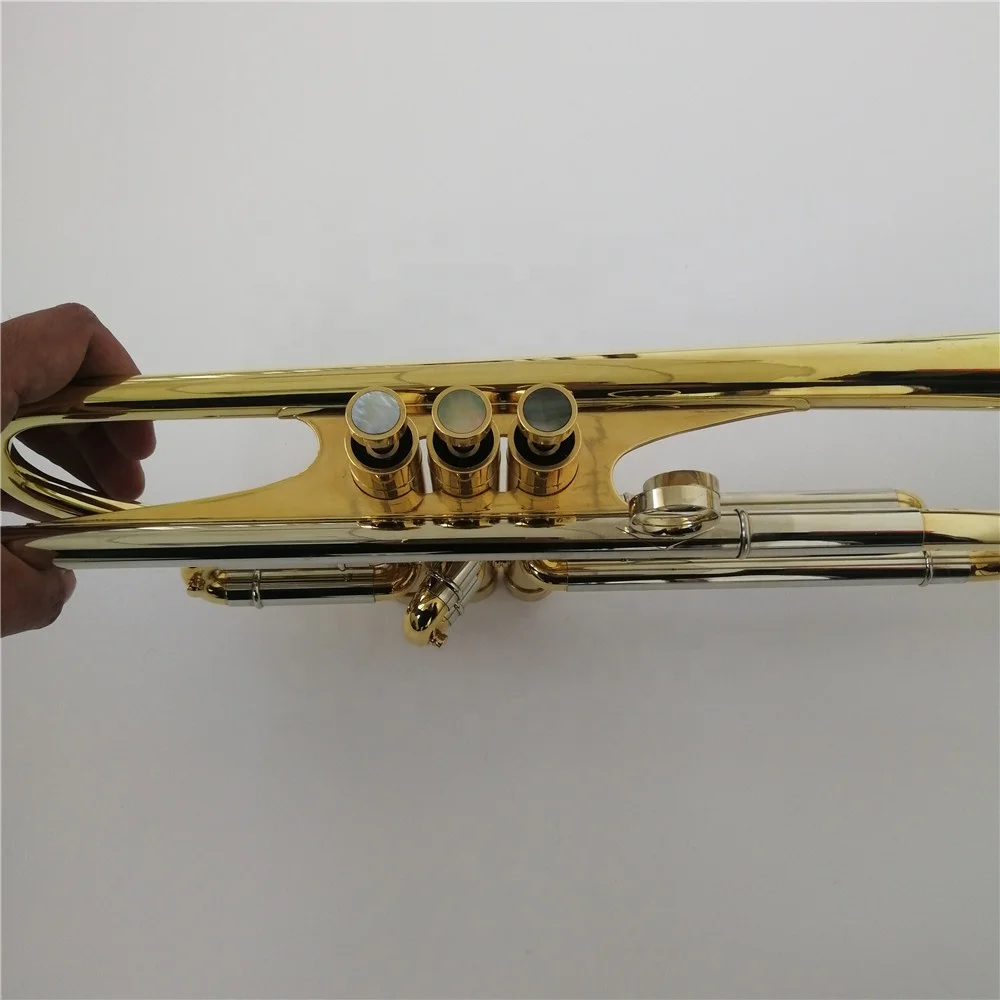 Doppel-Einlassrohr Reverse Leadpipe Professionelle Bb-Trompete