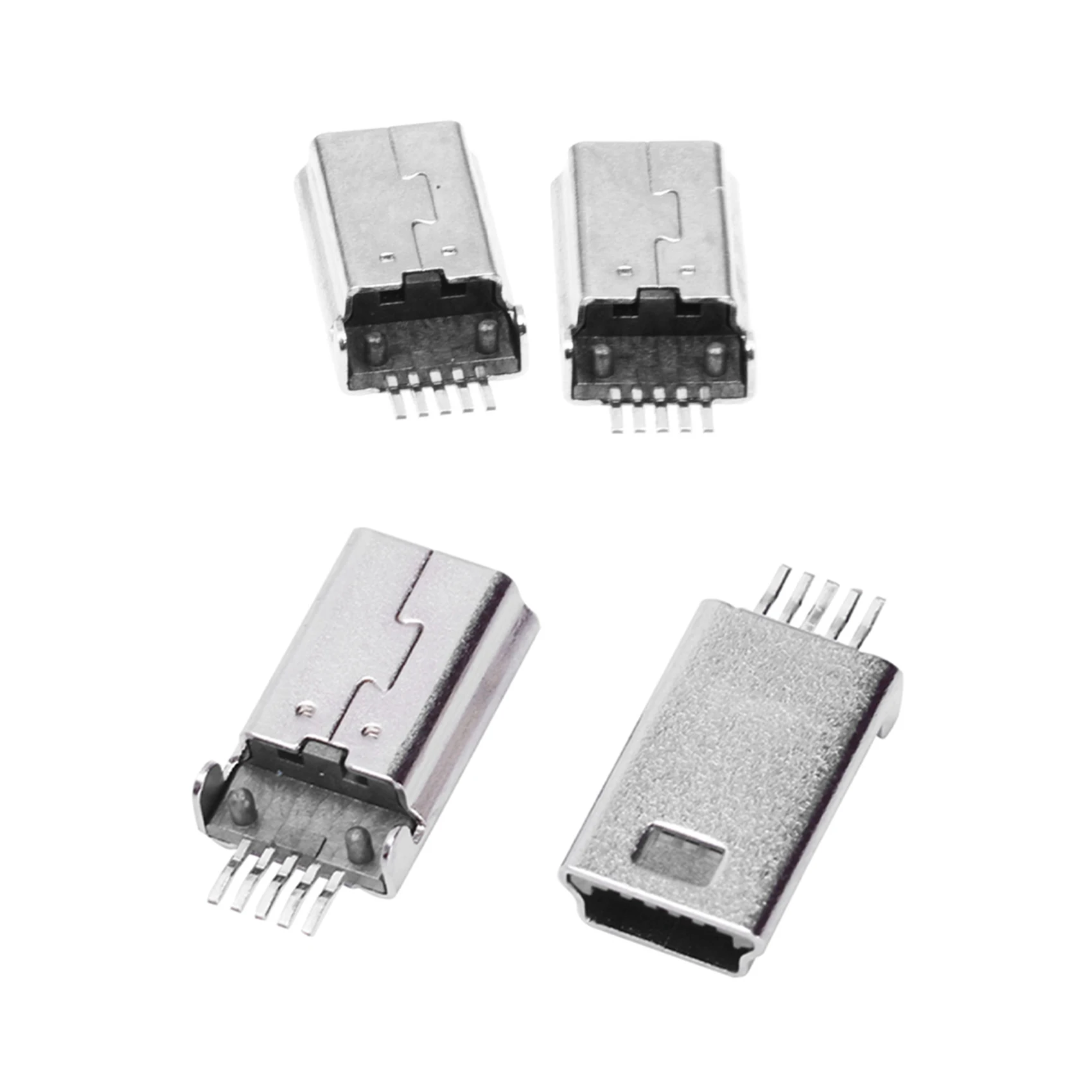 

ABHB-20 шт. мини-USB типа B штекер 180 градусов 5-контактный разъем SMD SMT для пайки